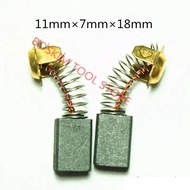 【2024】Carbon Brushes for HITACHI 999043 999-043 C10FS C10FSB C10FSH C7SA C7SC C8FB C8FB2 CM4SB2 CR12
