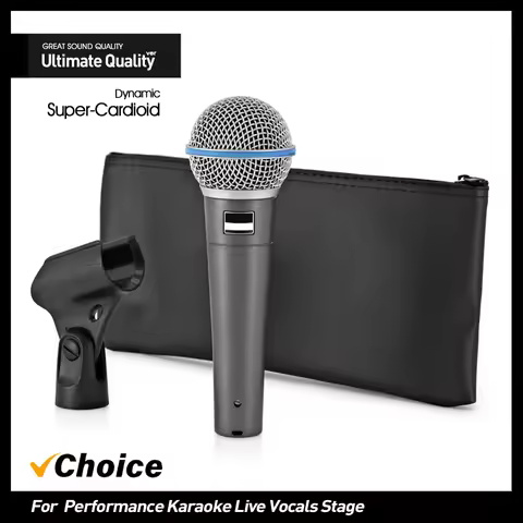 BETA58A BETA58 TOP Quality Professional Super-Cardioid Dynamic Wired Microphone For Karaoke Live Voc