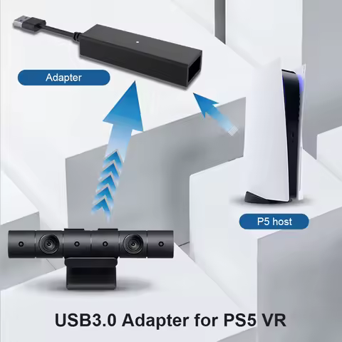 VR Adapter for PS4 Host Camera VR Cable Adapter USB3.0 AL-P5033 Game Console Mini Camera Connector G