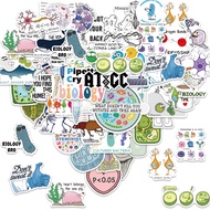 50pcs Stickers Biology Cartoon Learning Funny Graffiti Photo Skateboard Waterproof Suitcase Luggage 