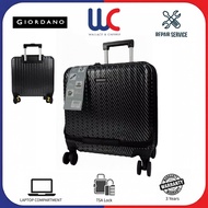 Giordano 18" Travel Trolley Luggage Bags Pilot Case w Laptop Compartment - GP2440-18