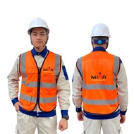 Construction Site Reflective Jacket with Box Pocket