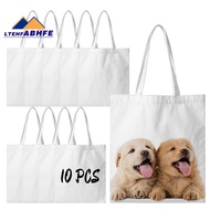 Sublimation Tote Bags Blanks 15 X 13 Inch Polyester Canvas Tote for DIY Crafting Heat Transfer Bag f