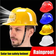K3 construction project safety helmet with solar fan project hat with solar fan