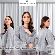 New Benang Jarum X Buttonscarves Everly Sweater - Grey