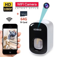 1080จุด HD มินิซ่อนกล้องอัตโนมัติยาสีฟัน S Queezer กล้อง Wifi Night Vision Spy กล้องไร้สายกล้อง IP บันทึกวิดีโอ Home Security กล้องเชื่อมต่อกับโทรศัพท์ด้วยเสียง