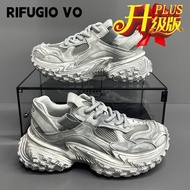 RV Daddy 2024 Men's Shoes Thick-Soled Casual Shoes Casual Breathable Heightening Trendy All-Match Sp