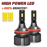 Super Bright H4 LED Headlight Car Fog Light H11 9006 9005 HB3 HB4 H7 Auto Lamp 6500K