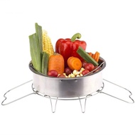 Stainless Steel Steamer Rack Trivet with Handles for Electric Pressure Cookers Instant Pot Home Kitchen Restaurant Cooking