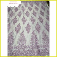 ✉ ☌ ∈ Cairash Corded Lace Square Design For Wedding, Ninang, Formal Dress Accessories Sold Per Yard