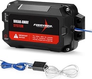 FIERYRED Test-Button Trailer Breakaway Kit with Battery and Charger, Integrated 5AMH Battery Emergen