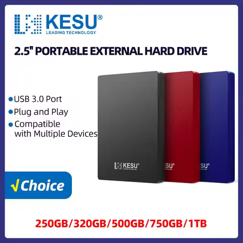 HDD Portable External Hard Drive 2tb/1tb/500gb 2.5" USB Hard Disk Storage memory for PC, Desktop tab