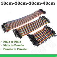 ENGLAB★ 10cm 20cm 30cm 40Pins Jumper Wire, DuPont Wire (Male to Female M-M F-F) For Breadboard Ardui