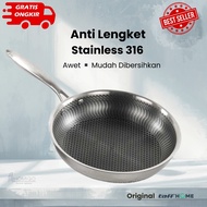 Non-Stick Frying Pan Stainless Steel -316 - 27.5cm Stainless Steel Pan Non Stick Pan