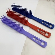 [ READY STOCK ] ( NO.6C ) ( 1 PCS ) ( 0550 ) ( COLOUR RANDOM )  Sikat Rambut Plastik Warna Random Ha