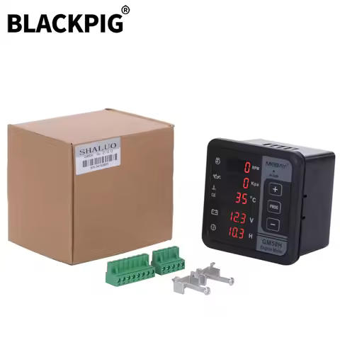 Mebay GM50H MK3 Generator Engine Multifunctie Digitale Meter Match With Oil Pressure Water Temperatu