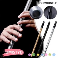 UMISTYDREAMUM9U Aluminum Tin Whistle, C/D Key Easy-to-learn Irish Whistle Flute, Portable 6 Holes Ri