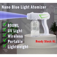 [READY STOCK] Q800 Nano Blue Light Atomizer | Nano Mist Spray Gun | Wireless | Portable | Lightweight | 800ML