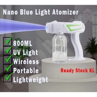 [READY STOCK] Q800 Nano Blue Light Atomizer | Nano Mist Spray Gun | Wireless | Portable | Lightweigh