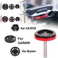 Bicycle Stem Top Cap Computer Stopwatch Mount Holder for Garmin/Bryton/Cateye (Black/Red)