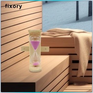 fixory Sauna Hourglass, 15 Minutes, Heat-Resistant Hourglass, Versatile Time Management, Rotating Ho