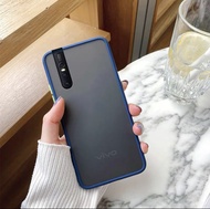 [ส่งจากไทย]Case Vivo V15Pro เคสกันกระแทก เคสโทรศัพท์ วีโว่ ขอบสีหลังขุ่น