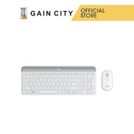 Logitech Mk470 Slim Wireless Combo (kb/mse) - Off White 920-009183