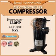 Panasonic AirCond/Chiller Compressor 12HP (R22 Gas) Model : C-SC903H8H