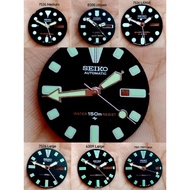 7S26 7009 7009 8200 6309 4205 4206 Seiko Divers Hand & Dial Replacement Luminous