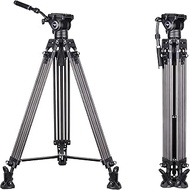 Professional Video Tripod Kit-INNOREL VT80C carbon Camera Tripod with F80 Fluid Video Head and 75mm