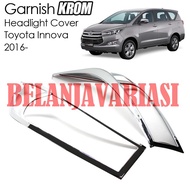Innova 2016 - 2021 Headlight Daytona Chrome Garnish Cover Headlight