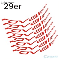 8pics/set bicycle stickers mountain bike roval control SL 29 inch 25mm width rim wheel set MTB rim d