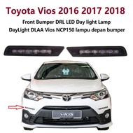 Toyota Vios 2016 2017 2018 Front Bumper DRL LED Day light Lamp DayLight DLAA Vios NCP150 lampu depan