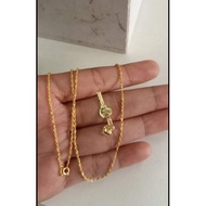 18K Saudi Gold Necklace | Pawnable | COD | Check-out