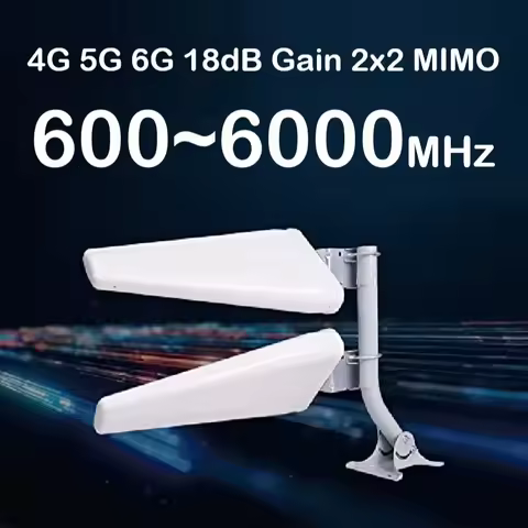 MIMO 2x2 4x4 Wide Band 6000 MHz 4G 5G 6G WIFI Antenna DUAL POLAR LDPA LOG Period Directional Outdoor