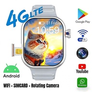B29 49mm Android Smart Watch 4G with SIM Card Slot WiFi GPS Camera Google Play Store Sports Fitness 