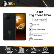 Asus Rog Phone 8 Pro Gaming Smartphone (16GB RAM+512GB ROM) / Pro Edition (24GB RAM+1TB) | Original Asus Malaysia