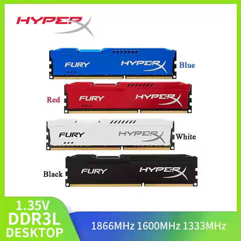 Hyperx DDR3L Memoria DDR3L 1.35V 1333MHz 1600MHz 1866MHz 8GB 4GB Desktop Memory PC3L-14900 12800 106