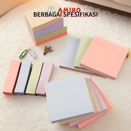 (100 Sheets) Sticky Notes 5 Colors Aesthetic Memo Notes / 5 Colorful Sticky Notes Mixed for School O
