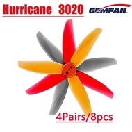 F1 4Pairs 3 Gemfan Hurricane 3020 3-Blade 3 Hole PC Propeller 1.5Mm For RC FPV Racing Freestyle 3I