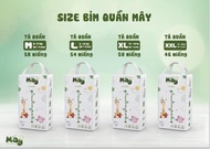 Bỉm quần mùa hè MÂY Nhật (Lá)  M58/L54/XL50/XXL46