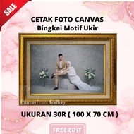 Jumbo Canvas Photo Print 30R (100 x 70) QUALITY Motif Frame