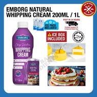 Emborg Natural Whipping Cream 200ml / 1L