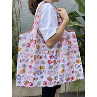 recycle bag foldable recycle bag foldable cute Fashion portable shoulder bag nylon shopping bag