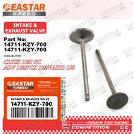 VALVE INTAKE EXHAUST VALVE (HPI) : 14721-KZY-700 14711-KZY-700 CLICK 150i GC/ADV 150/PCX 150/VARIO 1