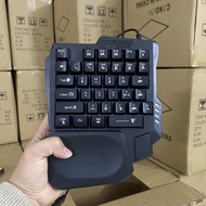 One-Handed USB Keyboard Throne Peripheral Mobile Game Eating Chicken Handy Tool Peace Game Automatic