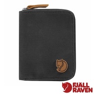 [Fjallraven Little Fox] Splashproof Wallet Zip Short Coin Purse Leather Bag Arctic Fox/Dark Gray 242