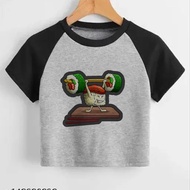 Sushi Tee women tshirt female Japanese manga clothing