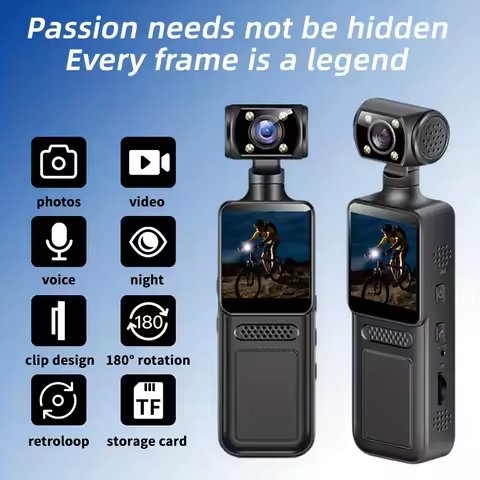 4k Action Cameras Pocket Camera 2k HD Wearable Night Vision Sports DV Digital Video Fitness Enthusia