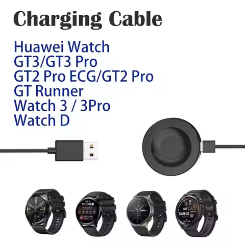 Fast Charging Cable For Huawei Watch 3 GT2 GT3 PRO USB Magnetic Charger For Huawei Watch GT GT2 GT2e